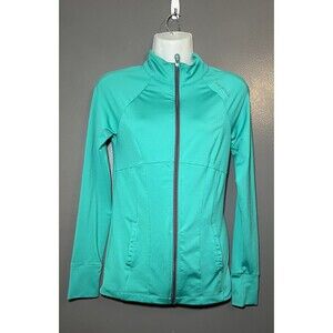 Under Armour Jacket Womens XS Green Full Zip AllSeasonGear Semi Fitted Training